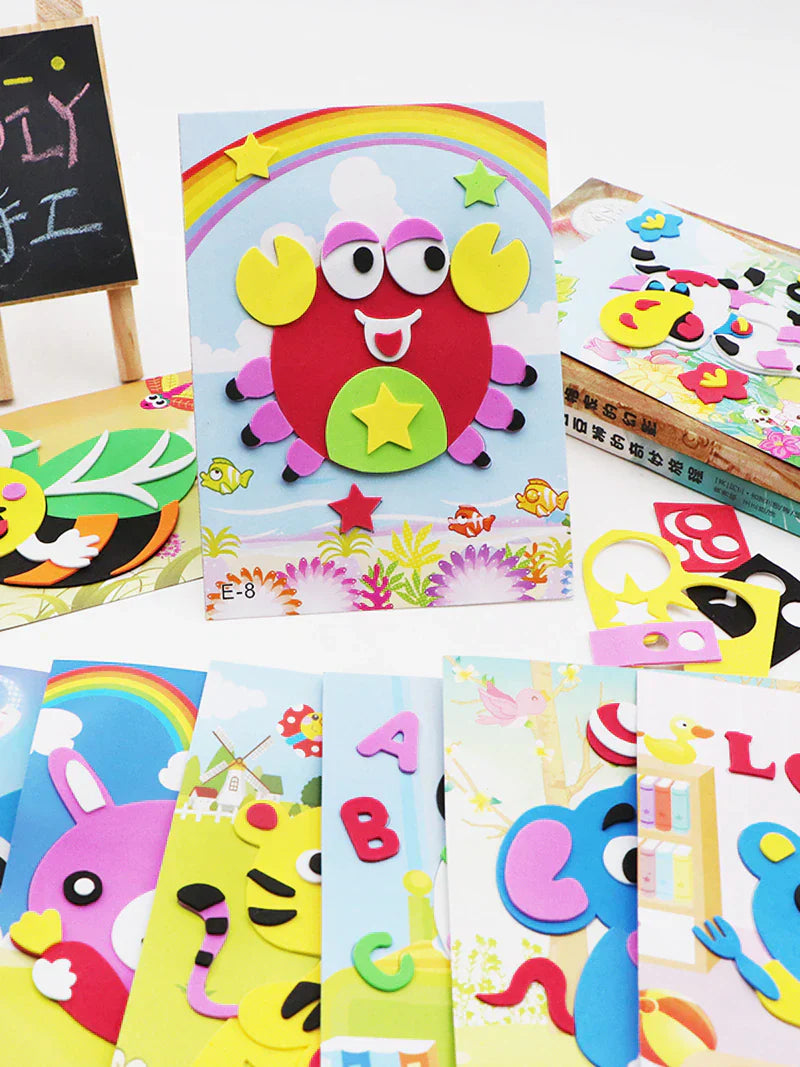 Animal Creation Klistermärken – Rolig Vinyl Klistermärke Set