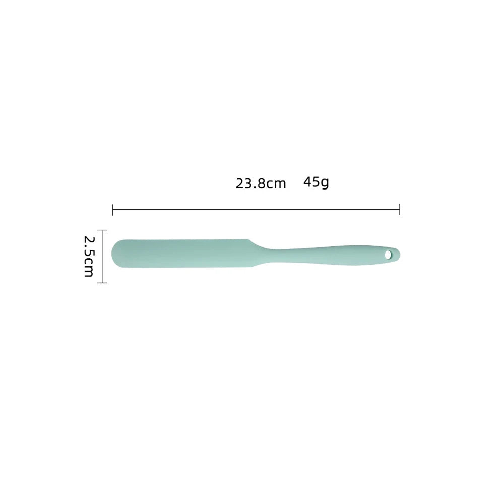 Carvallo Silikon Tårtspatel | Värmetålig & Livsmedelsäker | 24 cm | Flexibel Degskrapa i Pastellfärger