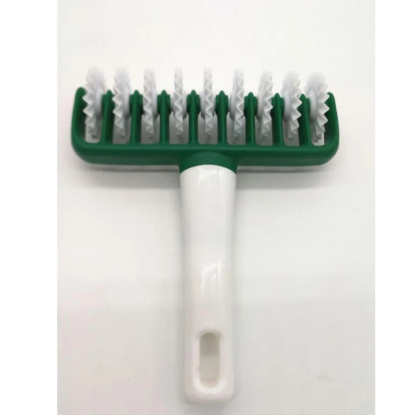 Carvallo Gitterroller | Plastdegskniv för pizza & bakverk | Enkel utbakning & rombmönster | Säker för barn