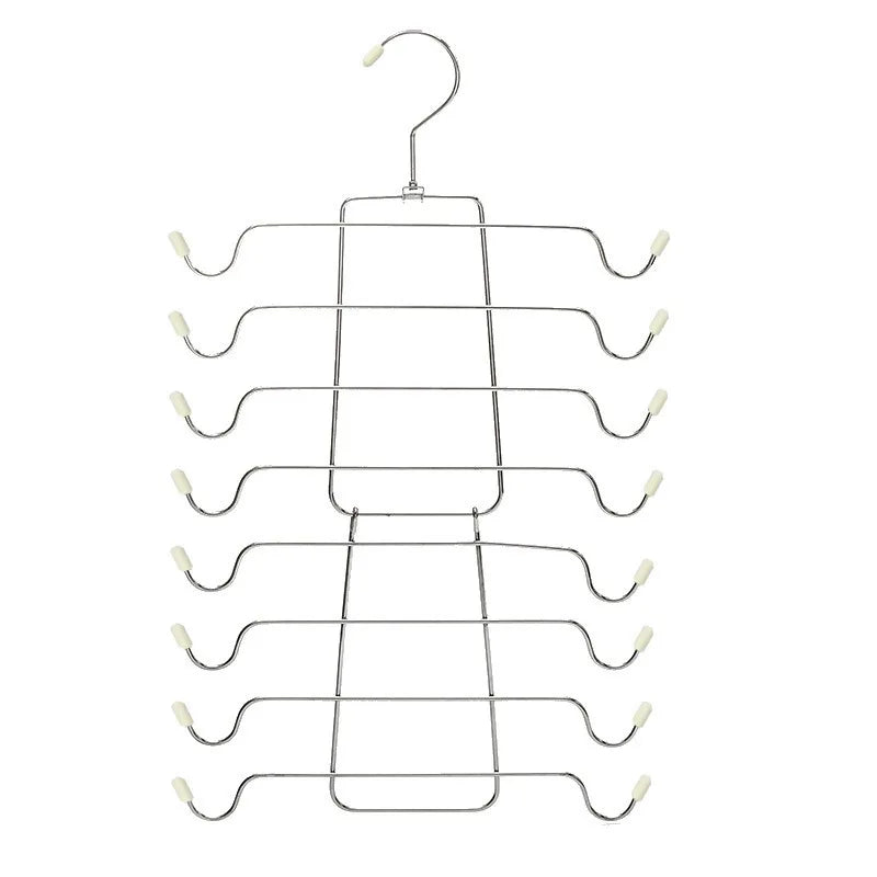 Carvallo Multi-Hängorganisatör | Fällbar Flerlagers Underklädesgalge | Platsbesparande & Spårfri – 1 styck av ABS-plast