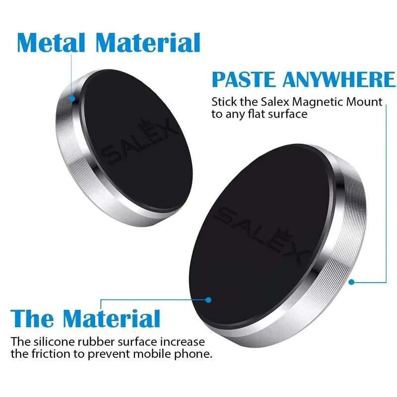 Carvallo Magnetisk telefonhållare för bil | Universell & ultra-stark | För instrumentbräda & väggmontering