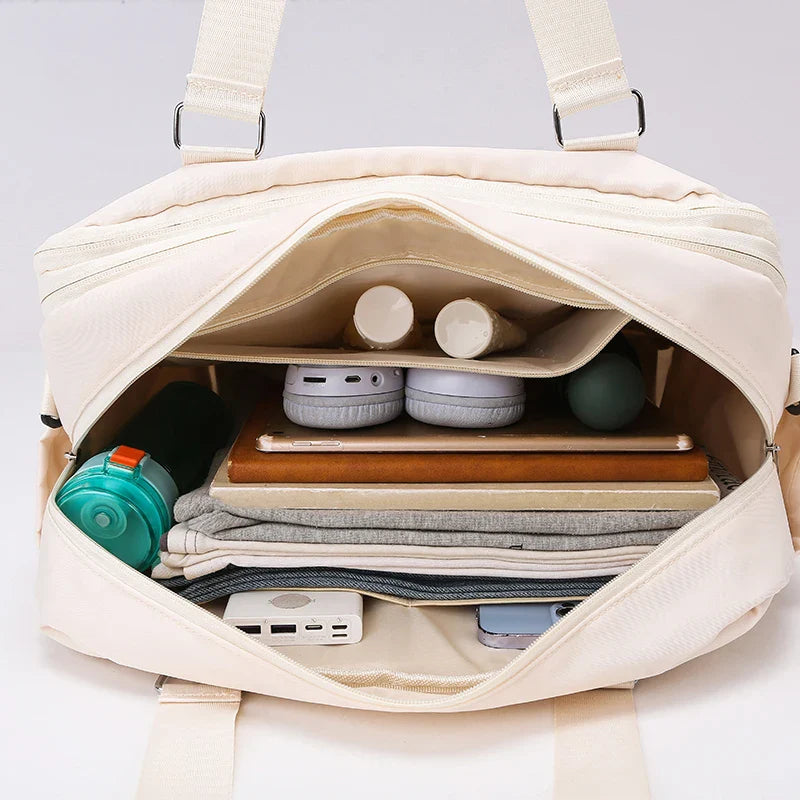 Carvallo Resväska Stor | Utbyggbar & Flerlager | Handbagage & Helgväska | Mycket Förvaringsutrymme