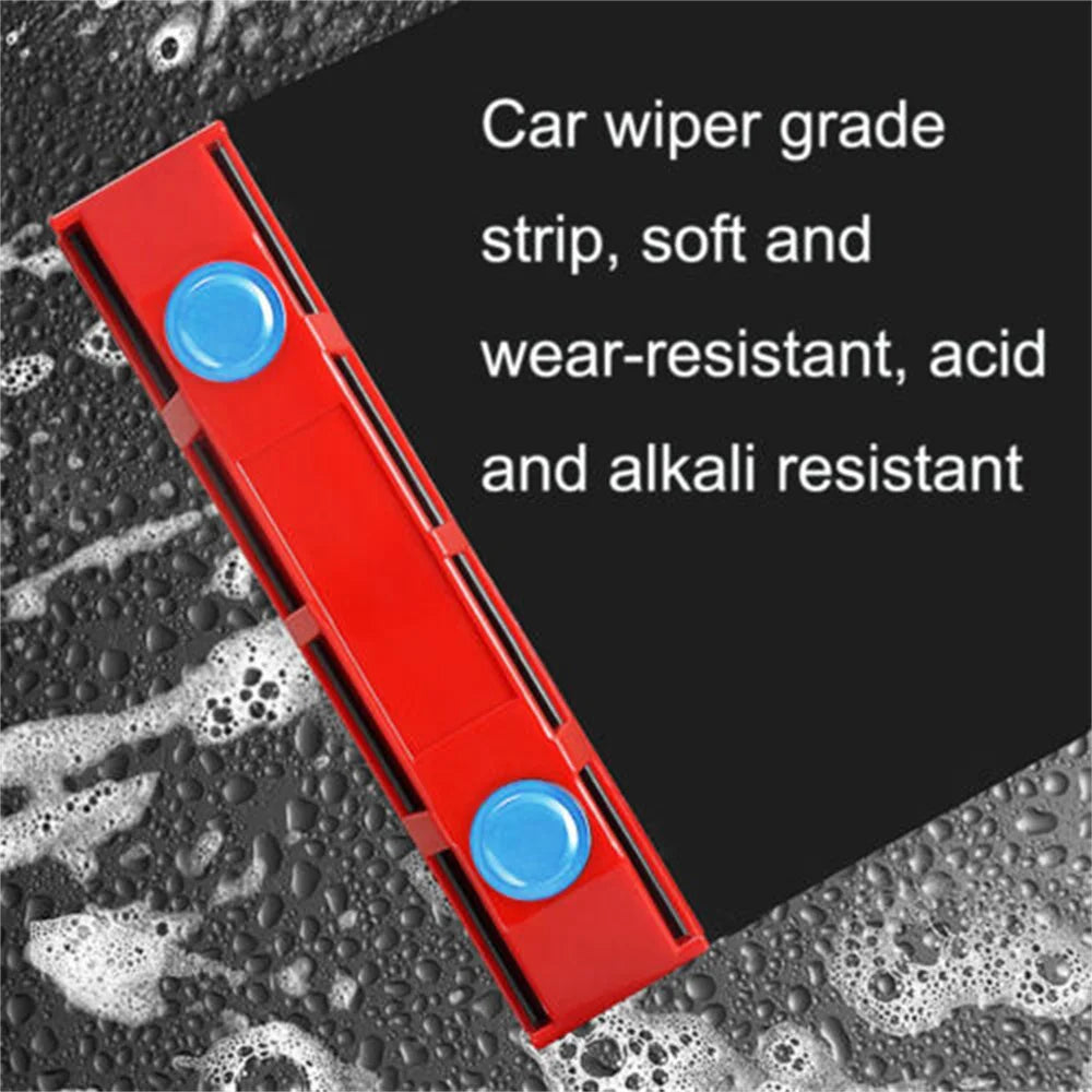 Carvallo Magnetisk Fönsterputsare | För Dubbel Sidig Glasrengöring | Inkl. Mikrofiberkuddar | För 3–30 mm Glastjocklek