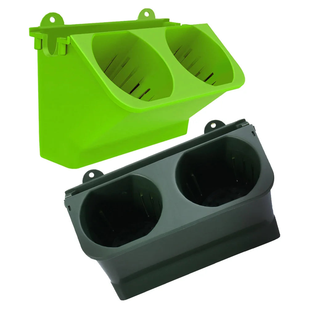 Carvallo DuoHängeset 2-pack Hängande Blumentöpfe med självvattning | 24x14x14 cm | För balkong, trädgård & inomhus | Plast