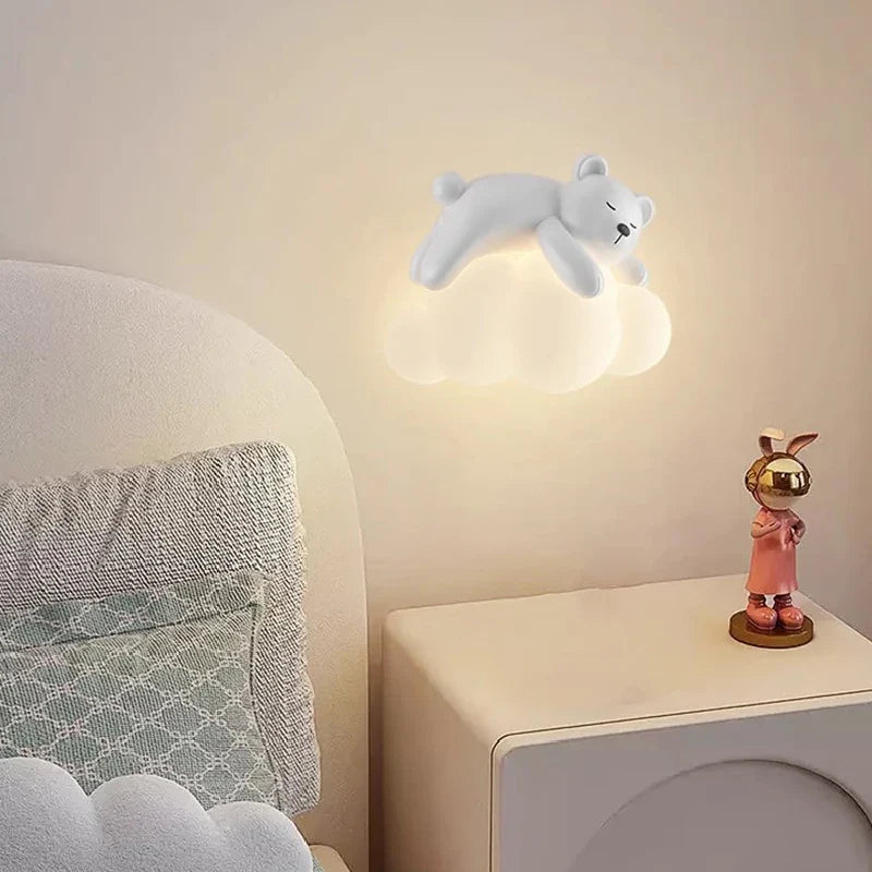 PandaLicht - Söt Panda LED Vägglampa för Barnrum