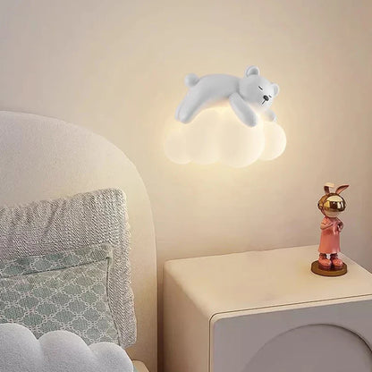 PandaLicht - Söt Panda LED Vägglampa för Barnrum