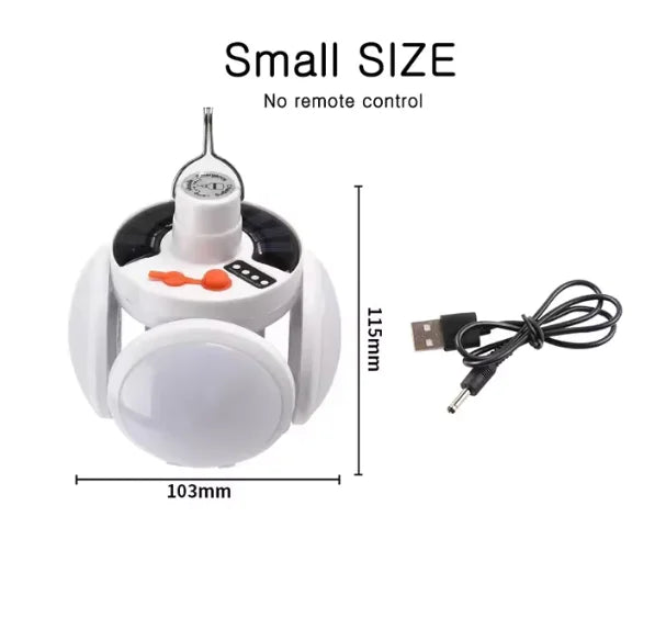 Praktisk Solär Utomhus- och Campinglampa