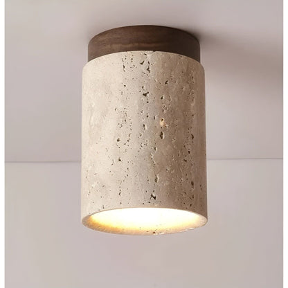 Rund Bordslampa i Wabi-Sabi Stil – Japansk Design för ett Harmoniskt Hem