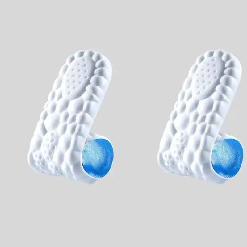 Royallure CloudFlex Ortopediska Inlägg – 4D Minnesfoam, Stötdämpande, Klipp-till-Pass