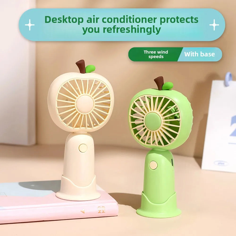 Carvallo-Handventilator FruBreeze | USB-laddning | Bärbar & Tyst | Sommarpryl i fruktdesign
