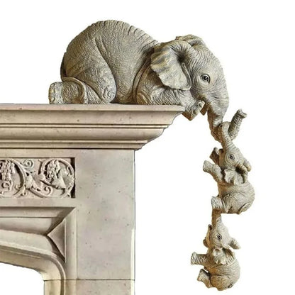 Söt Elefant Figur - Charmig Hem Dekoration