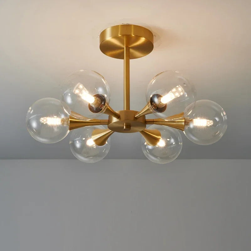 Lunavoire Sphere | LED-taklampa med glaskula för vardagsrum och sovrum