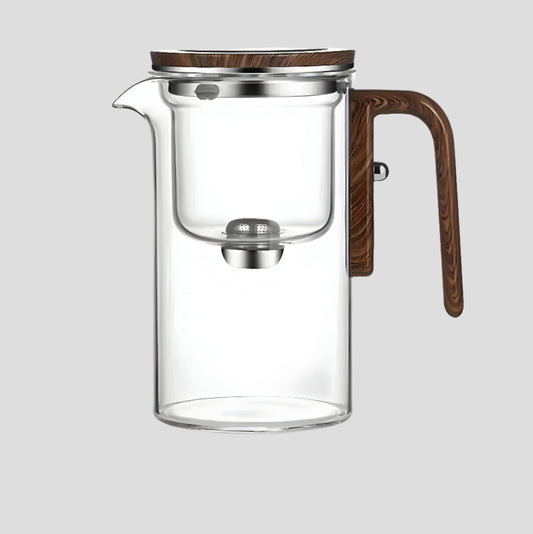 TranquilSip Tekanna – Magnetisk Växel Filter Glas Teapot