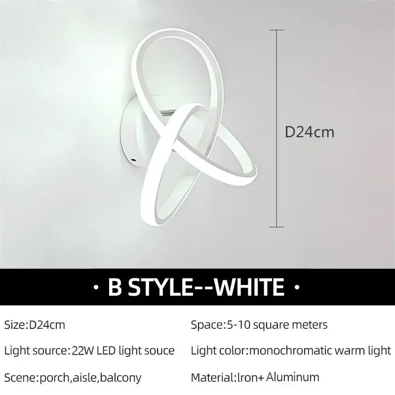 LumiLine - LED Vägglampa och Takbelysning för Sovrum och Vardagsrum
