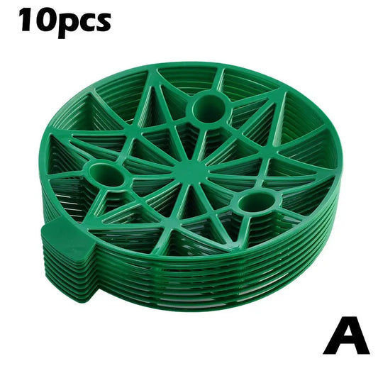 Carvallo | 10-pack vattenmelonhållare för trädgården | 19,5 × 3,5 × 2 cm | Robust PP-brickor mot markkontakt & förruttnelse