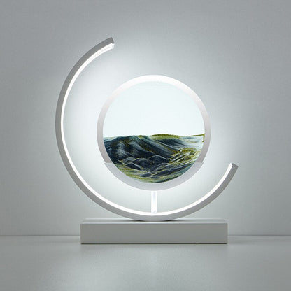 DuneGlow | Sandtimer Bordslampa