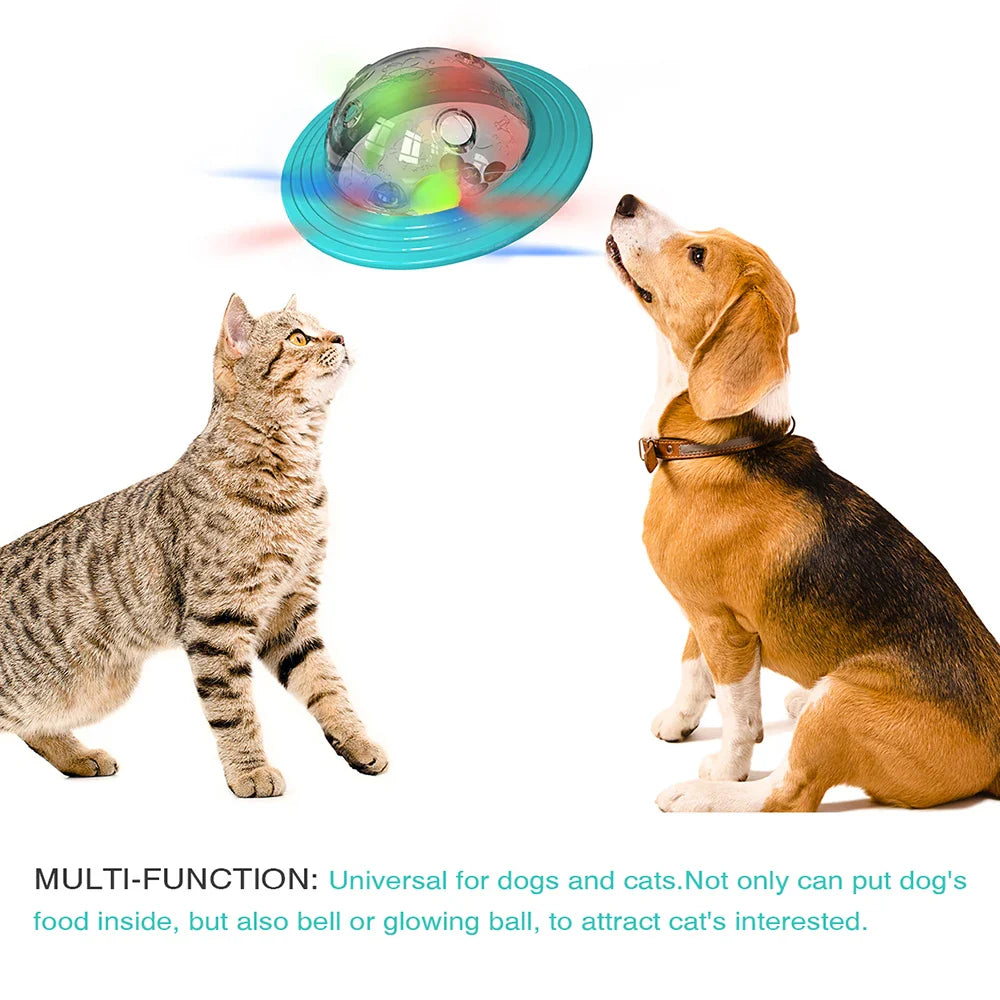 Carvallo Disc Hund- & Kattleksak | Interaktiv Fodersystem & Intelligenstränare | Frisbee & Slow Feeder