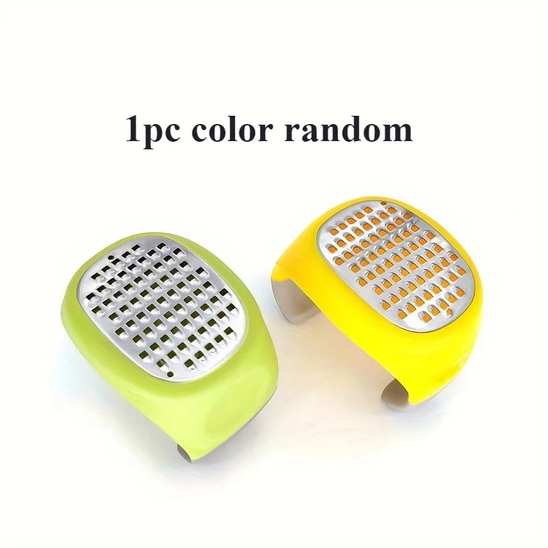 Carvallo EasyGrate rostfri rivjärn för vitlök, ingefära och ost | Halkfri & Skarp | Hållbar & Lätt att rengöra