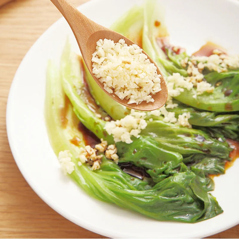 Carvallo | Manuell vitlöks- och grönsakshackare | Multifunktionell kökshjälpare | 7 × 9 cm | Rostfria stålblad