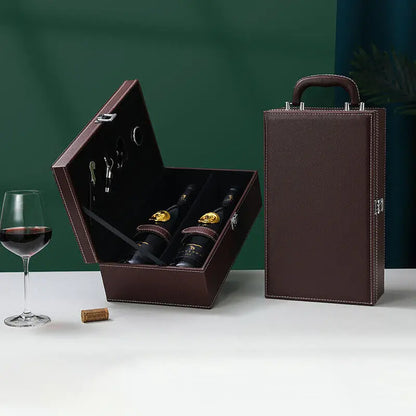 Lyxig Vinlåda - Stilig Förvaring för Vin och Tillbehör