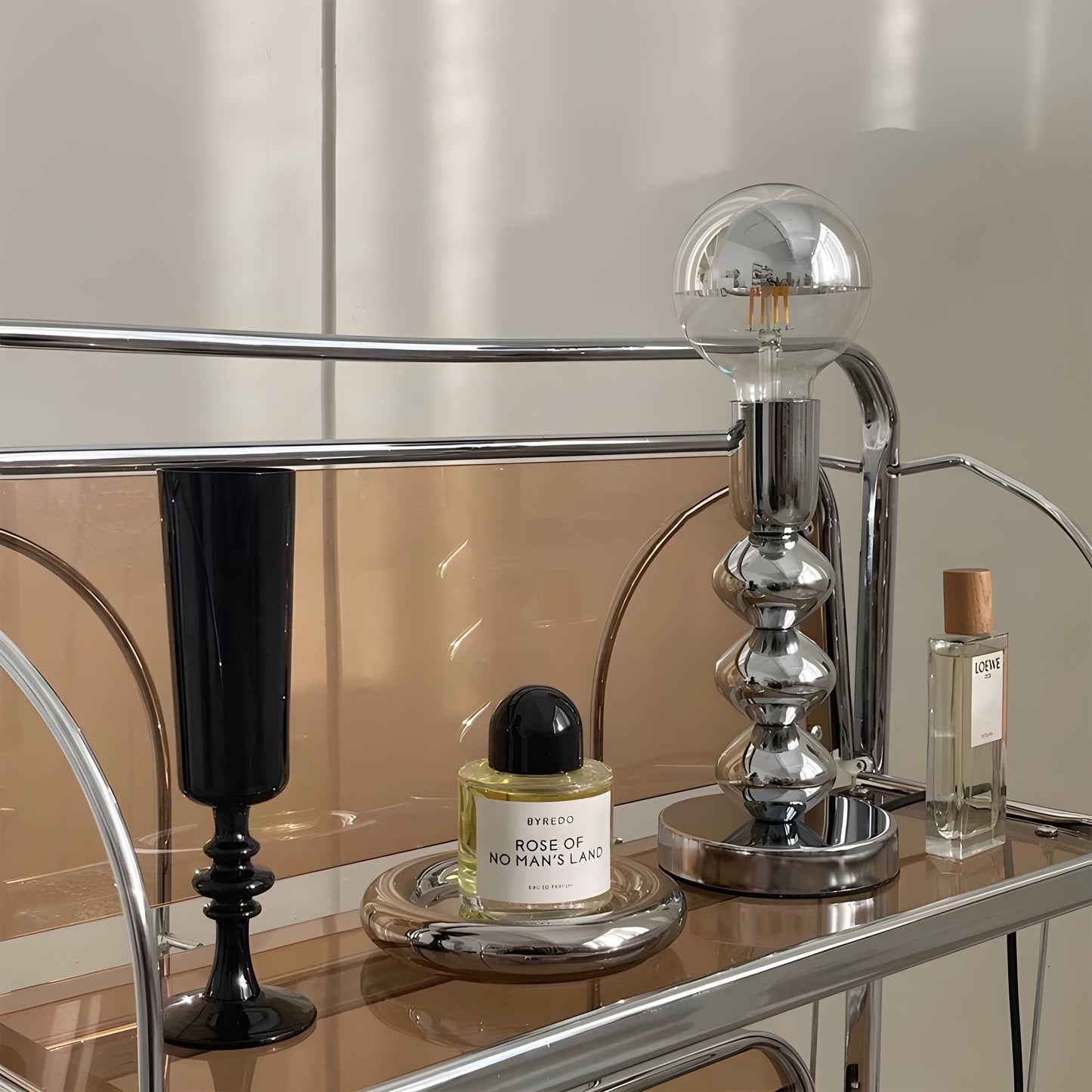 RetroInspira Lampa - Koreansk Vintage LED Skrivbordslampa