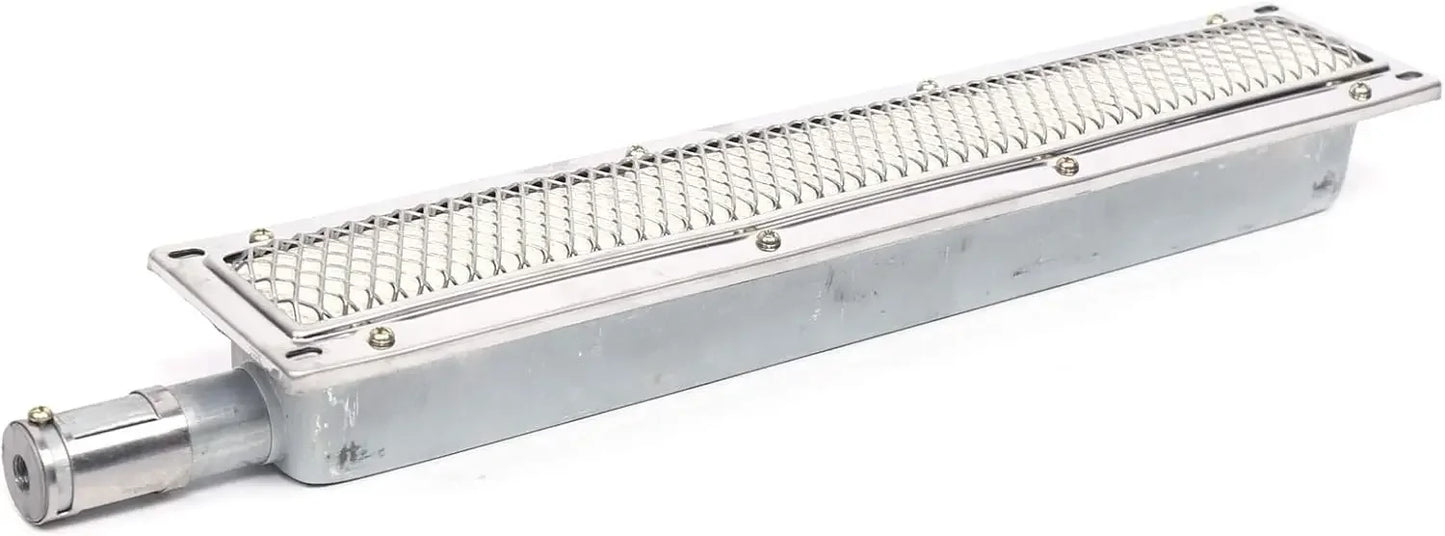 Carvallo Gasgrill med infraröd keramikbrännare | Rostfritt stål | Rektangulär 41 × 8 × 5,8 cm | Rökfri & energieffektiv | För gastronomi & utomhus