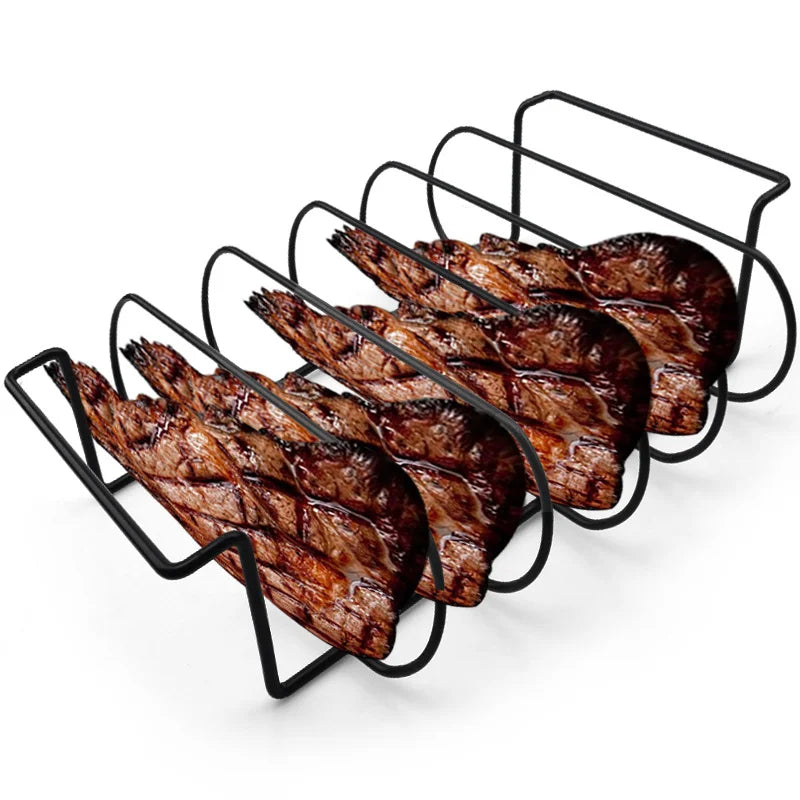Carvallo BBQ-Steakrost | Non-stick grillställ | Värmebeständig & Robust | 32×25×8 cm