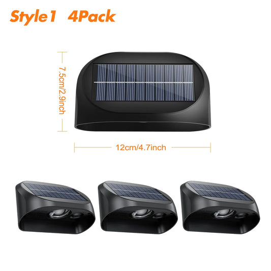 Carvallo Vägglampa AURAVIA ColorBeam | 8 färger & 3 lägen | Vattentålig IP54 | Carvallo utomhusbelysning för trädgård, staket & terrass