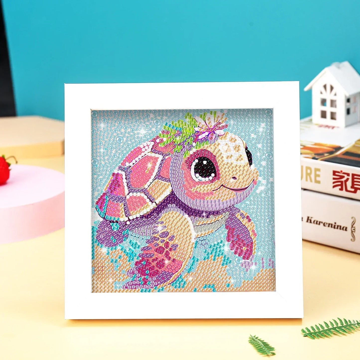 Carvallo Diamant-Malset Funkelino Kids | 5D Mosaik-Konst för Barn | Komplettset utan Ram | Från 5 År