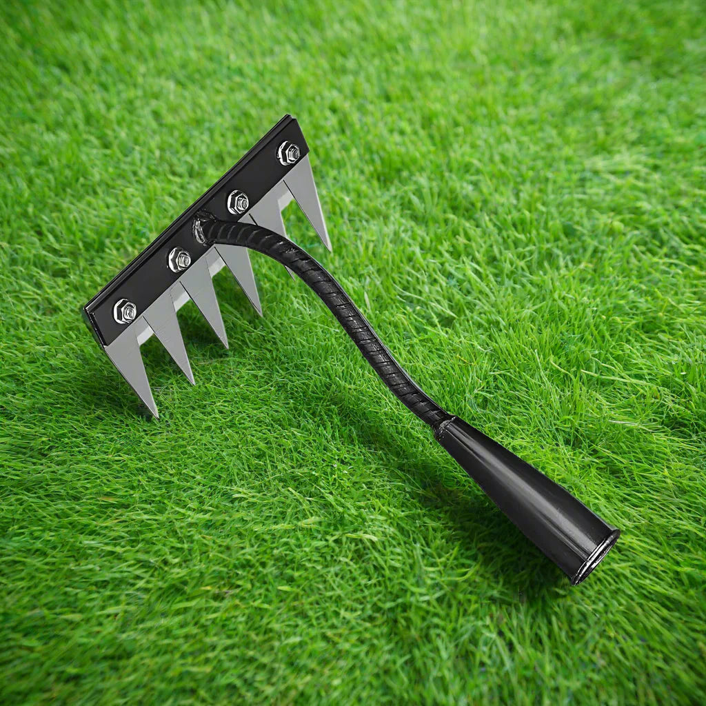 Luxora Mångsidiga Handtag Raker För Gräsmatta med Anpassade Huven