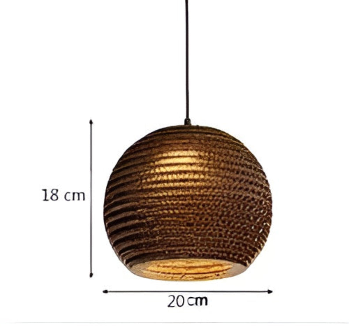 ShadowFlare Light – Dekorativ Metall Pendellampa