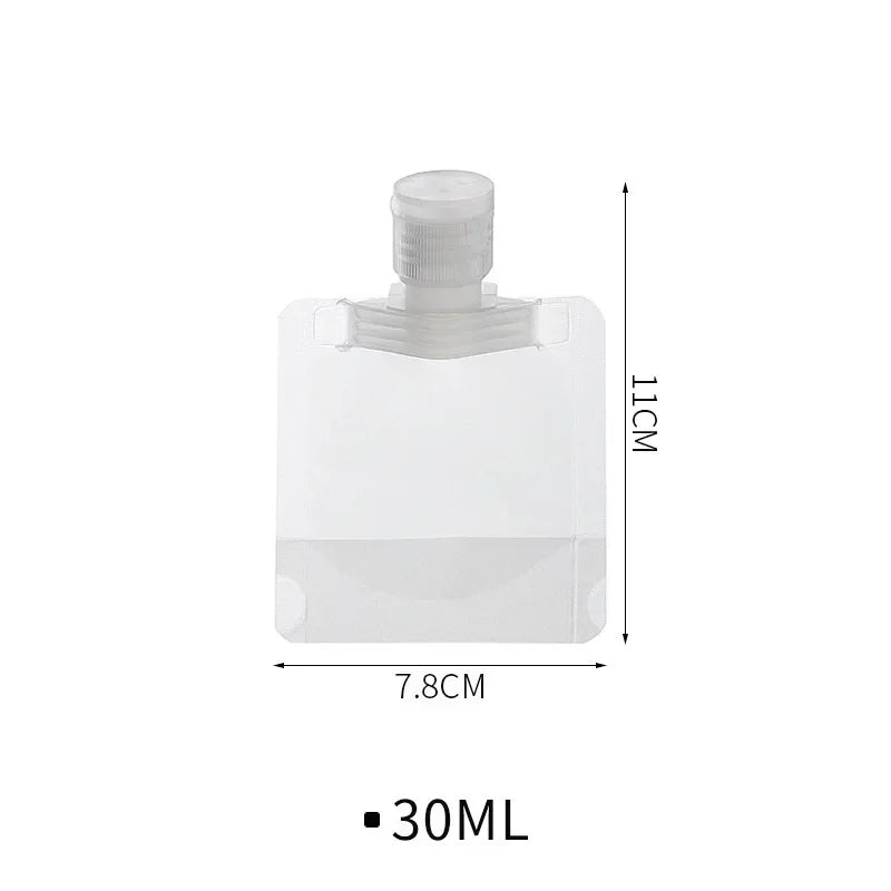 Carvallo Mini-flaskset | Kosmetik reseset med förvaringsväska | 5-delar | PET-flaskor 30–100ml