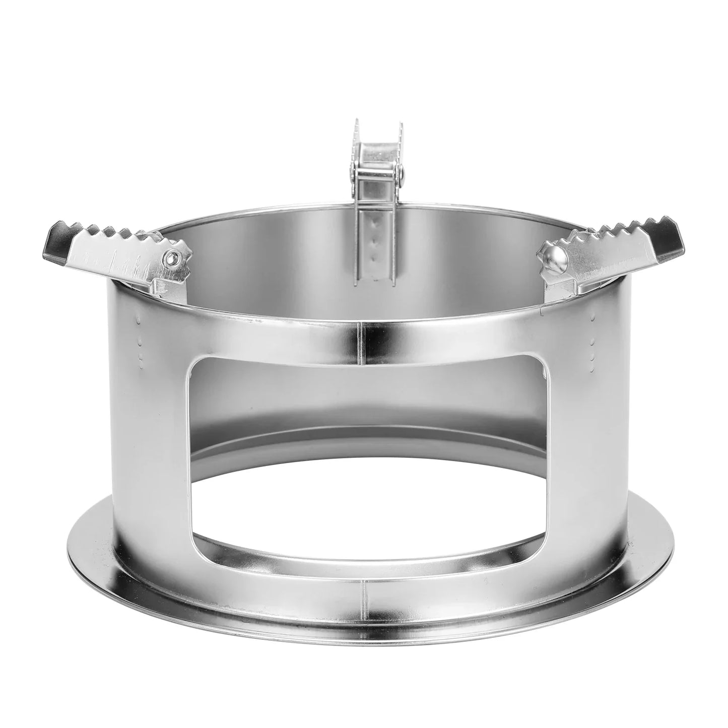 Carvallo rostfri campingkamin | Kompakt & vikbar | Vedkamin för utomhus & trekking | Storlek S & L valbar