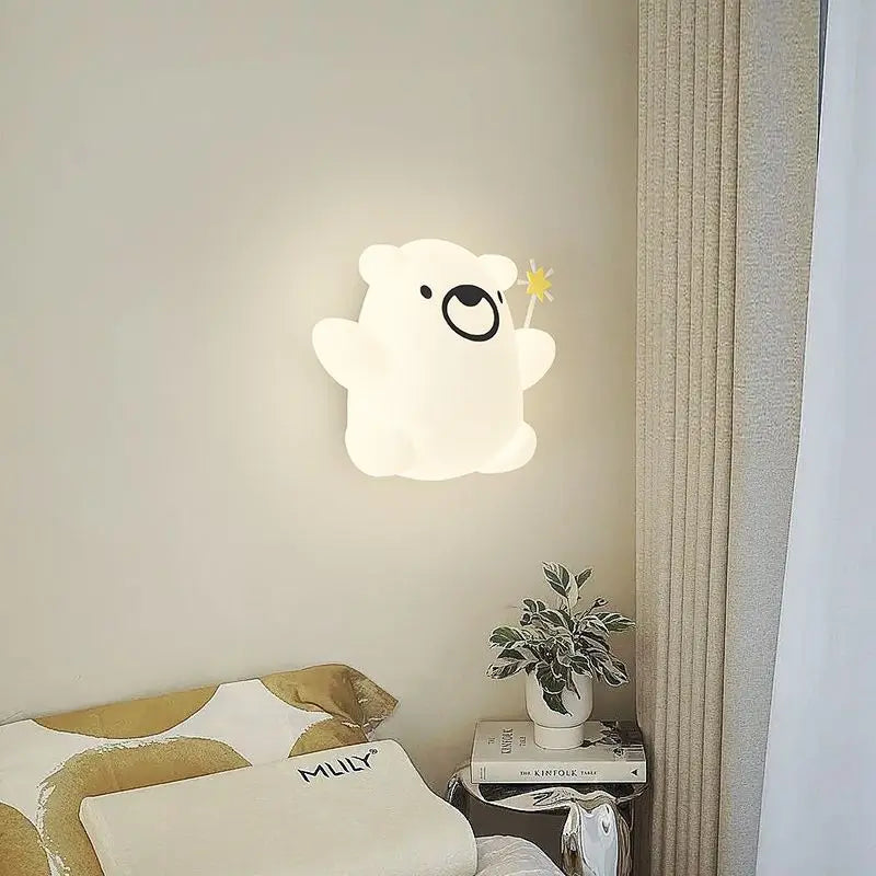 CartoonKinder - Dimmbar LED Vägglampa för Barnrum