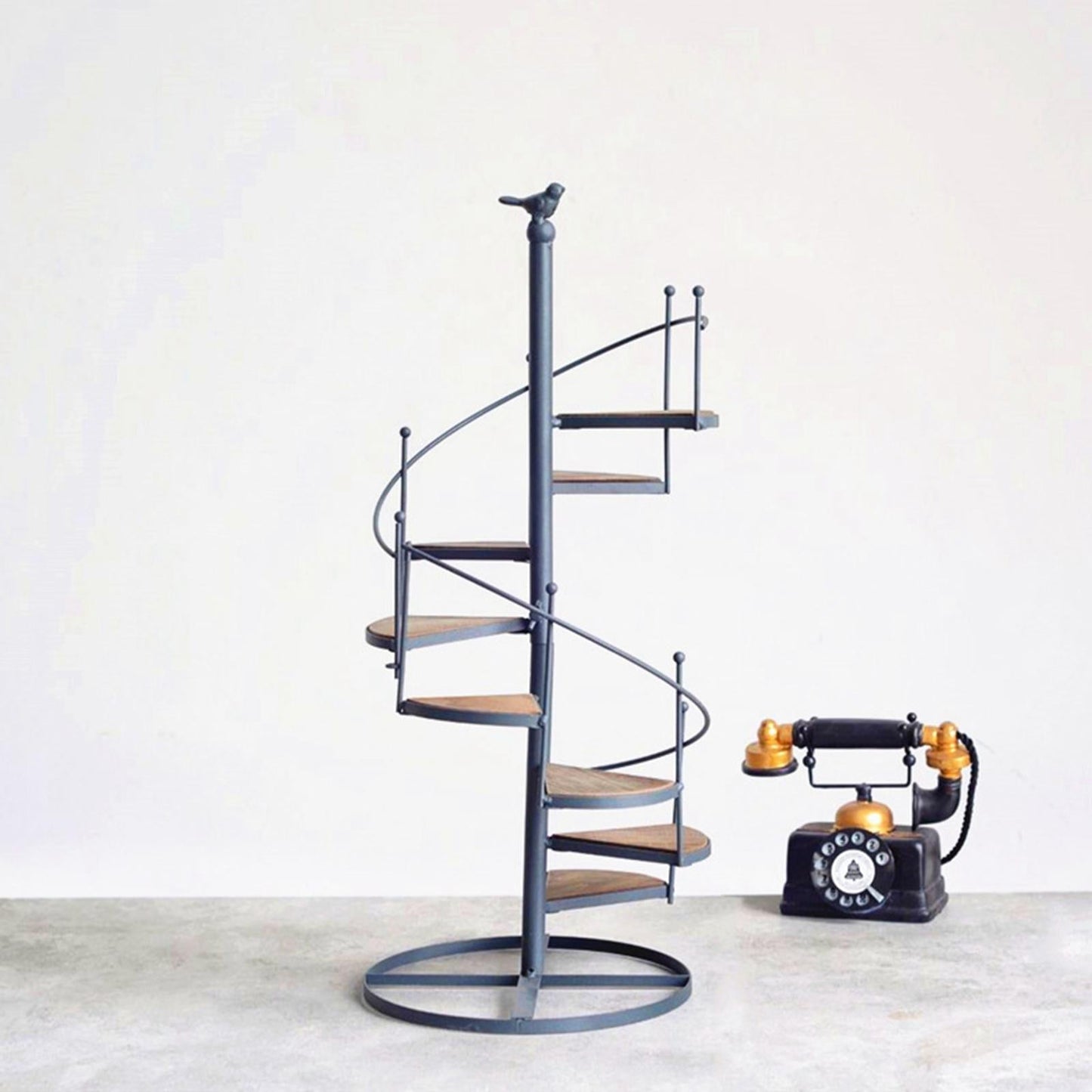 Carvallo – Växtställ Trappformad Blomkruka Hållare för Altanhus