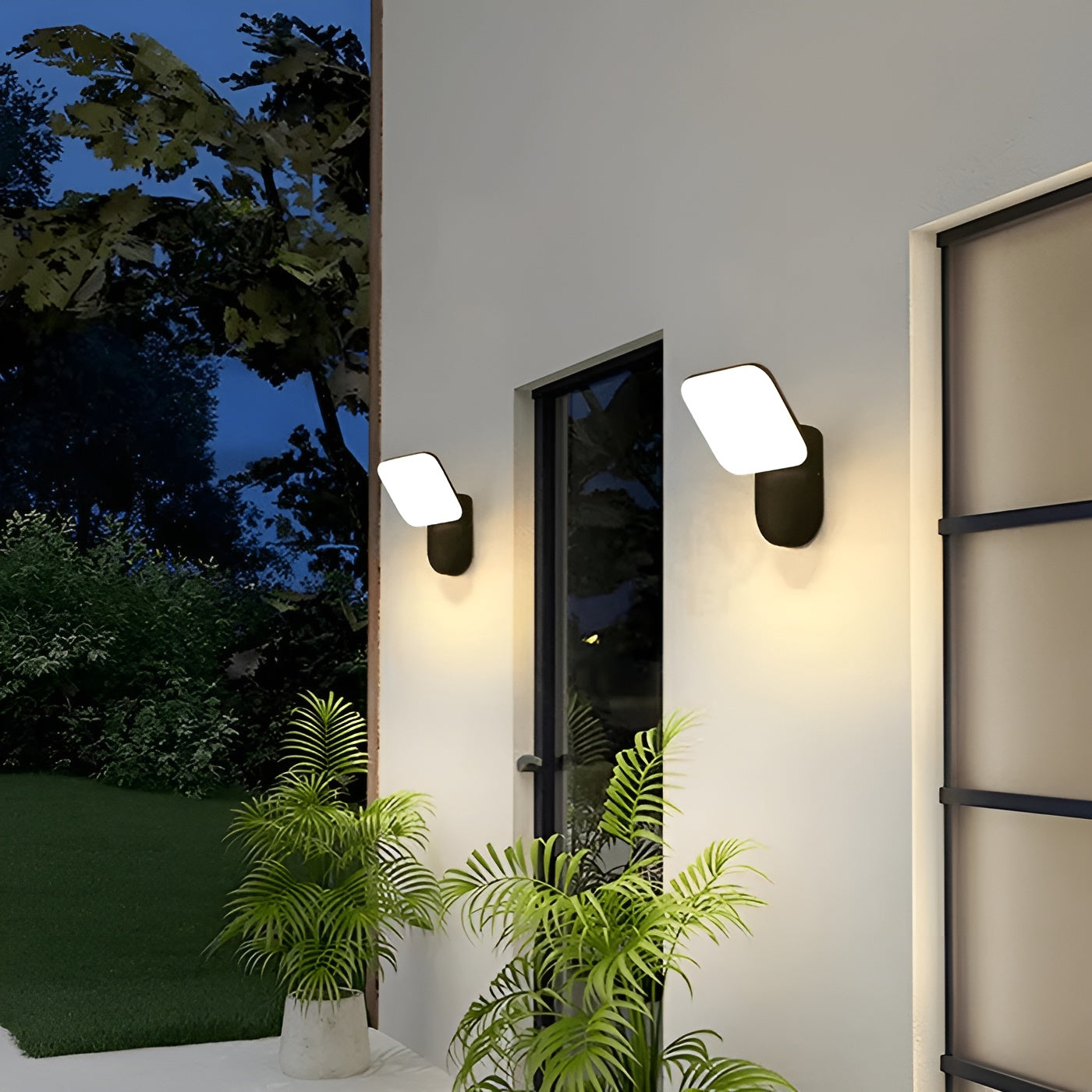 LED-vägglampa med rörelsesensor – Automatisk belysning för inomhus och utomhus