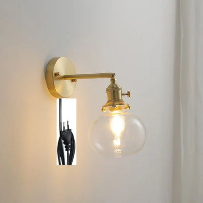 LichtKrona - Modern Vägglampa med Dragströmbrytare