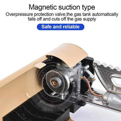 Portabel Fällbar Butan Campingkök med Hög Eldkraft 2670W