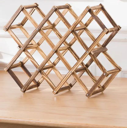 Carvallo - Ihopfällbar furu förvaringsställning