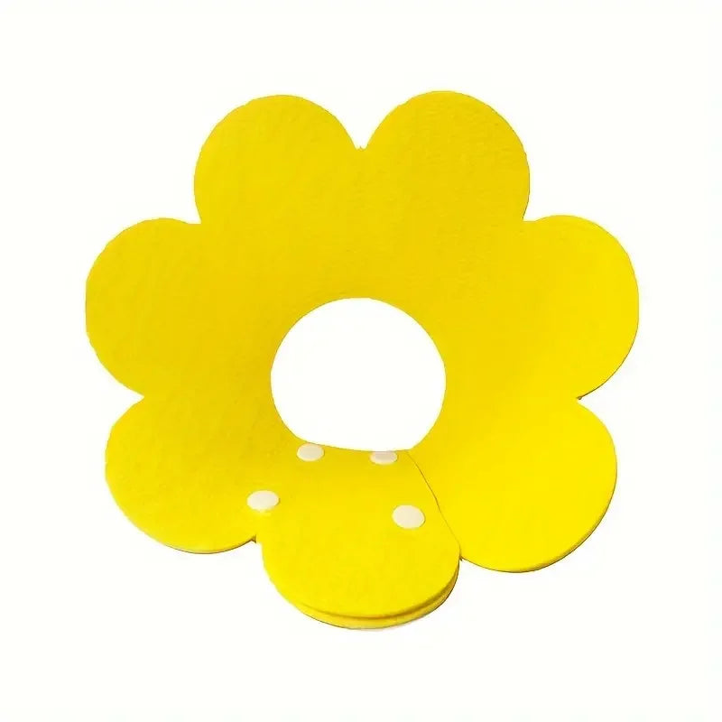 Carvallo skyddskrage för hundar & katter | Mjuk filtmaterial | Anti-lekande & klösande | Dubbel användning