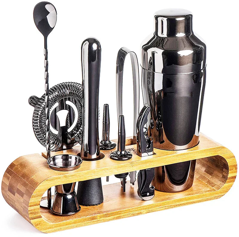Stirré Elite Cocktail Set – Lyxig Metallisk Bar Kit Essentials