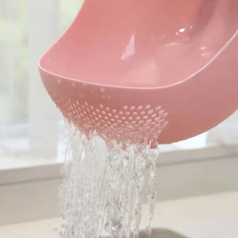 Carvallo Multifunktions-sil | Sil för rensning & avrunning | För frukt, grönsaker & ris | Ergonomisk design