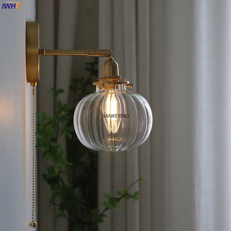 LichtKrona - Modern Vägglampa med Dragströmbrytare