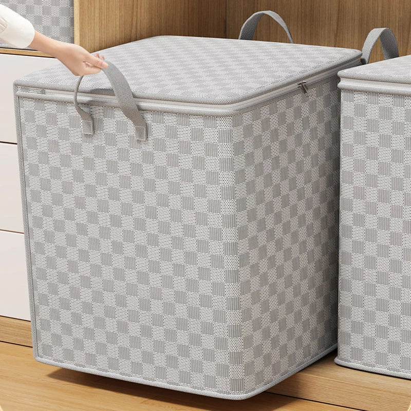 Carvallo VarioFold | Dammtätig & med fönster | Stor kapacitet | Textilförvaringsbox