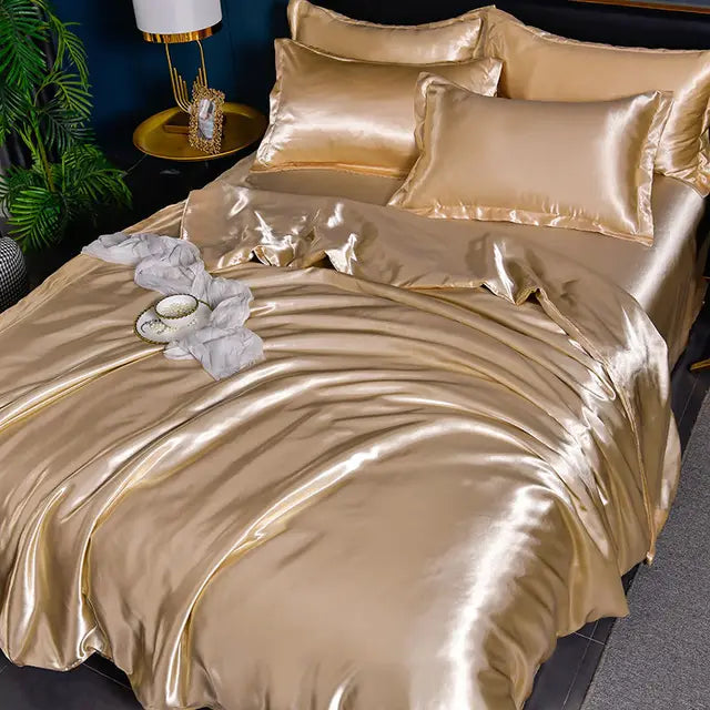 Luxe Siden Sängkläder