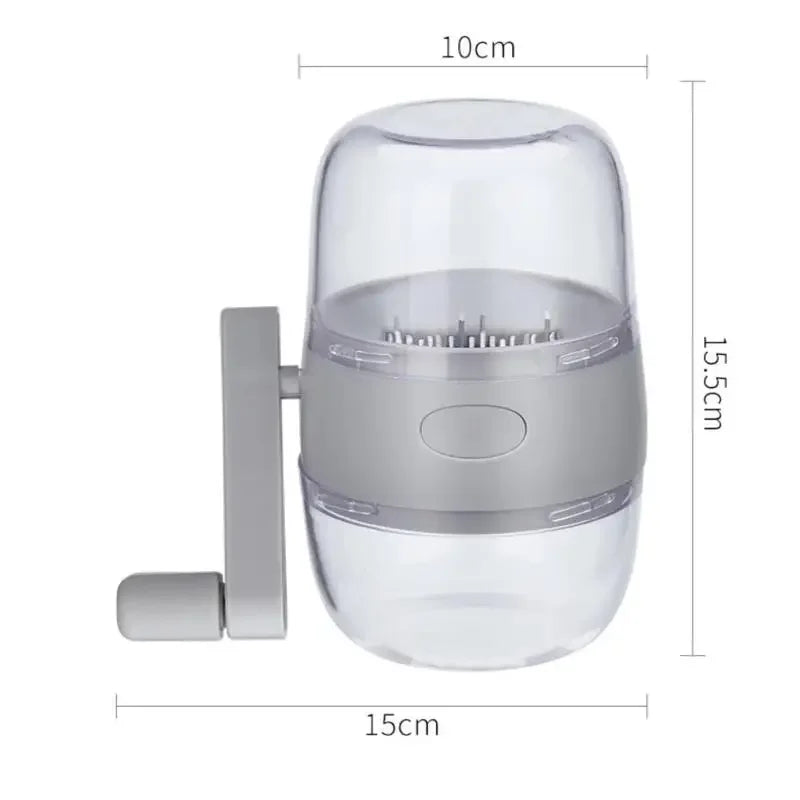 Carvallo Manuell nötterkvarn | Rostfria blad | För nötter & torkad frukt | Kökshackare manuell
