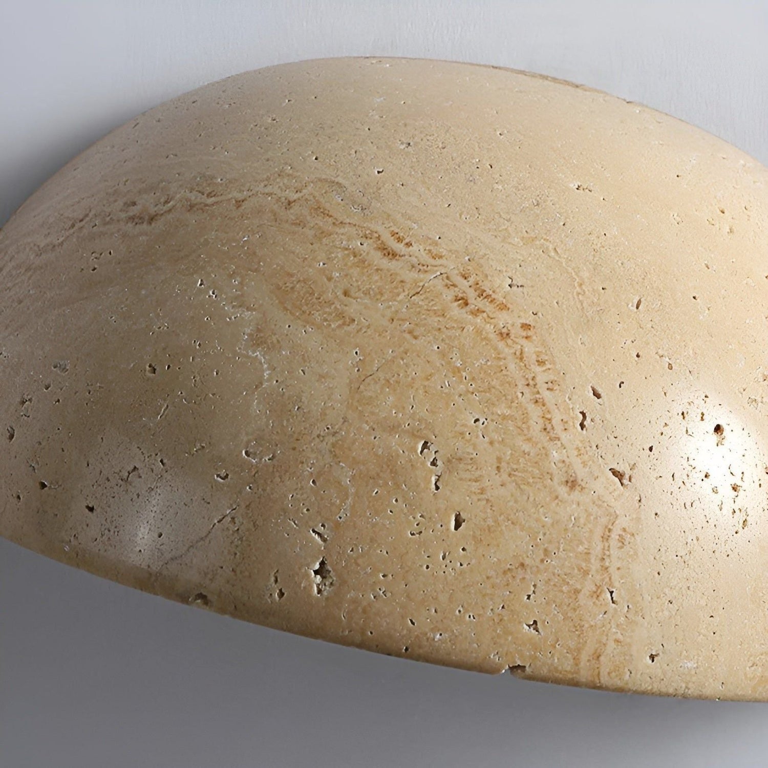 Korzito - Nordisk Halvcirkel-LED-Wabi-Sabi-Vägglampa