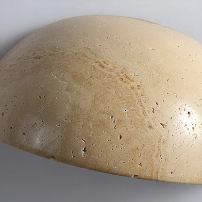 Korzito - Nordisk Halvcirkel-LED-Wabi-Sabi-Vägglampa