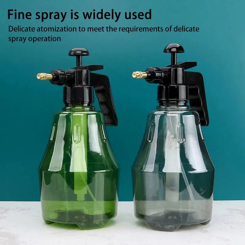 Carvallo Trädgårdsspruta med handpump | 1,5 L tryckspruta med justerbar munstycke | För inomhusväxter, trädgård, städning och växthus