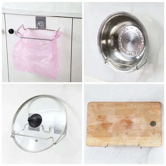 Carvallo | Sofort soppkassehållare | Rostfritt stål krom | Skydd för skåp och lådor